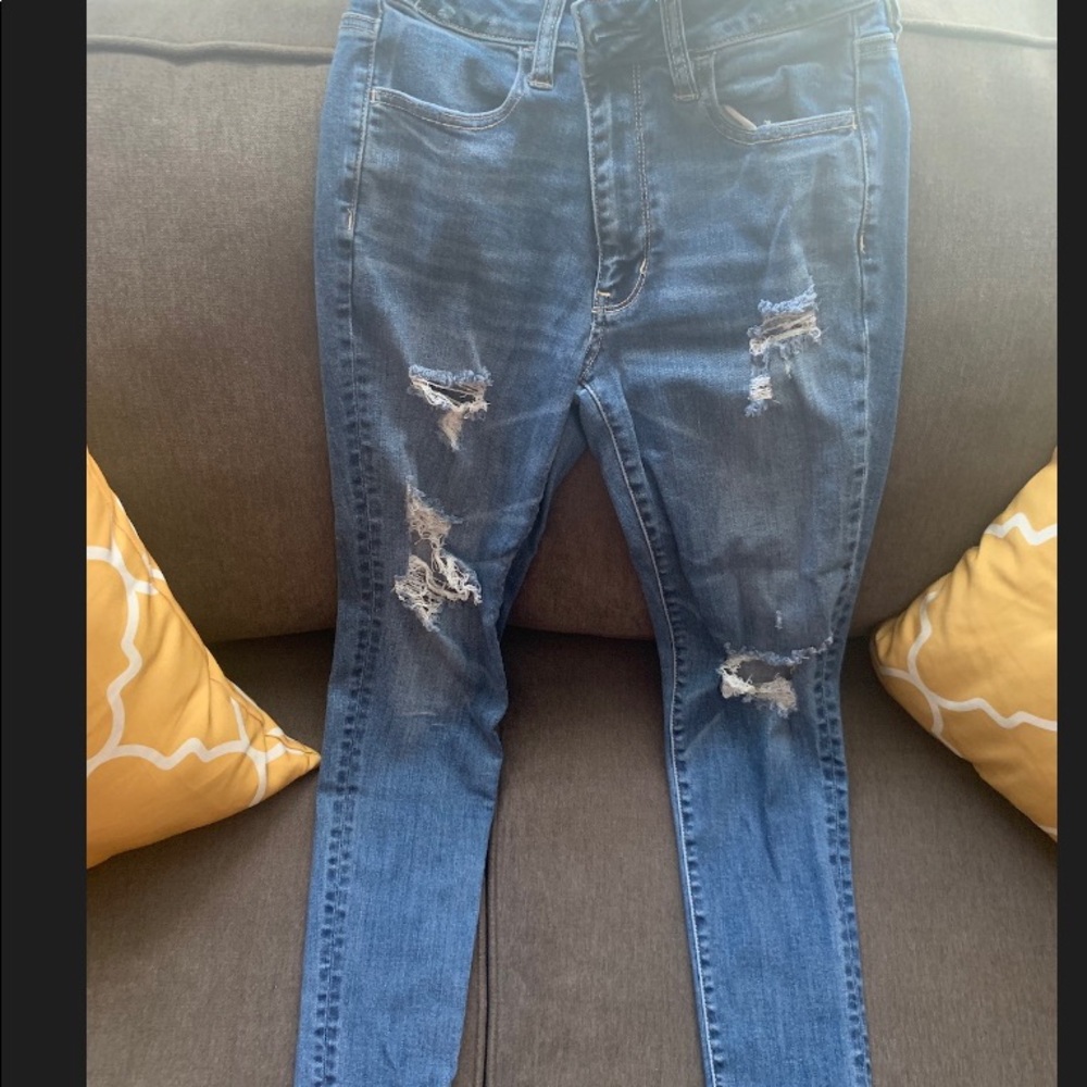 American Eagle superstretch hi-rise jeggings 6 EUC